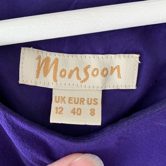 Purple Silk Dress - Picture 3 of 4